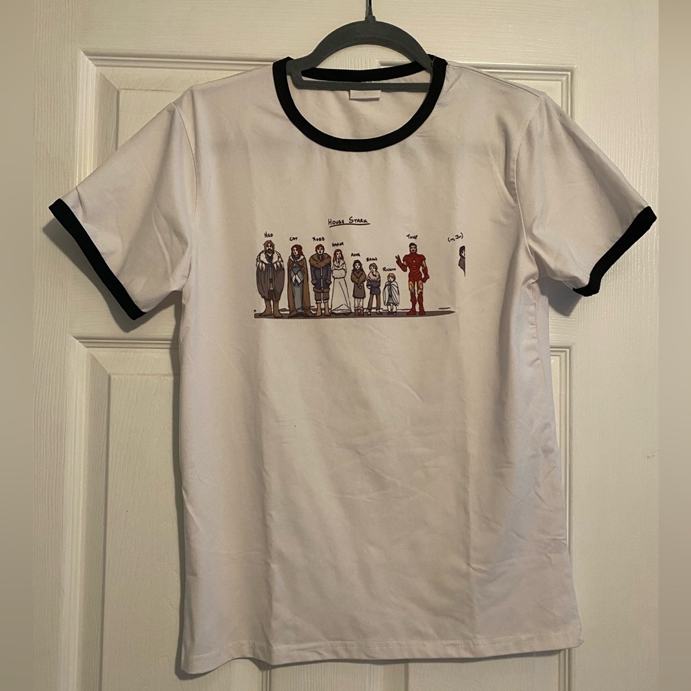 Game of Thrones/Ironman t-shirt, size Small